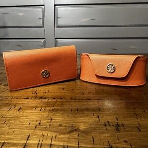 Tory Burch Authentic Eyewear Eyeglasses Glasses Sunglasses Case Only Lot Of 2